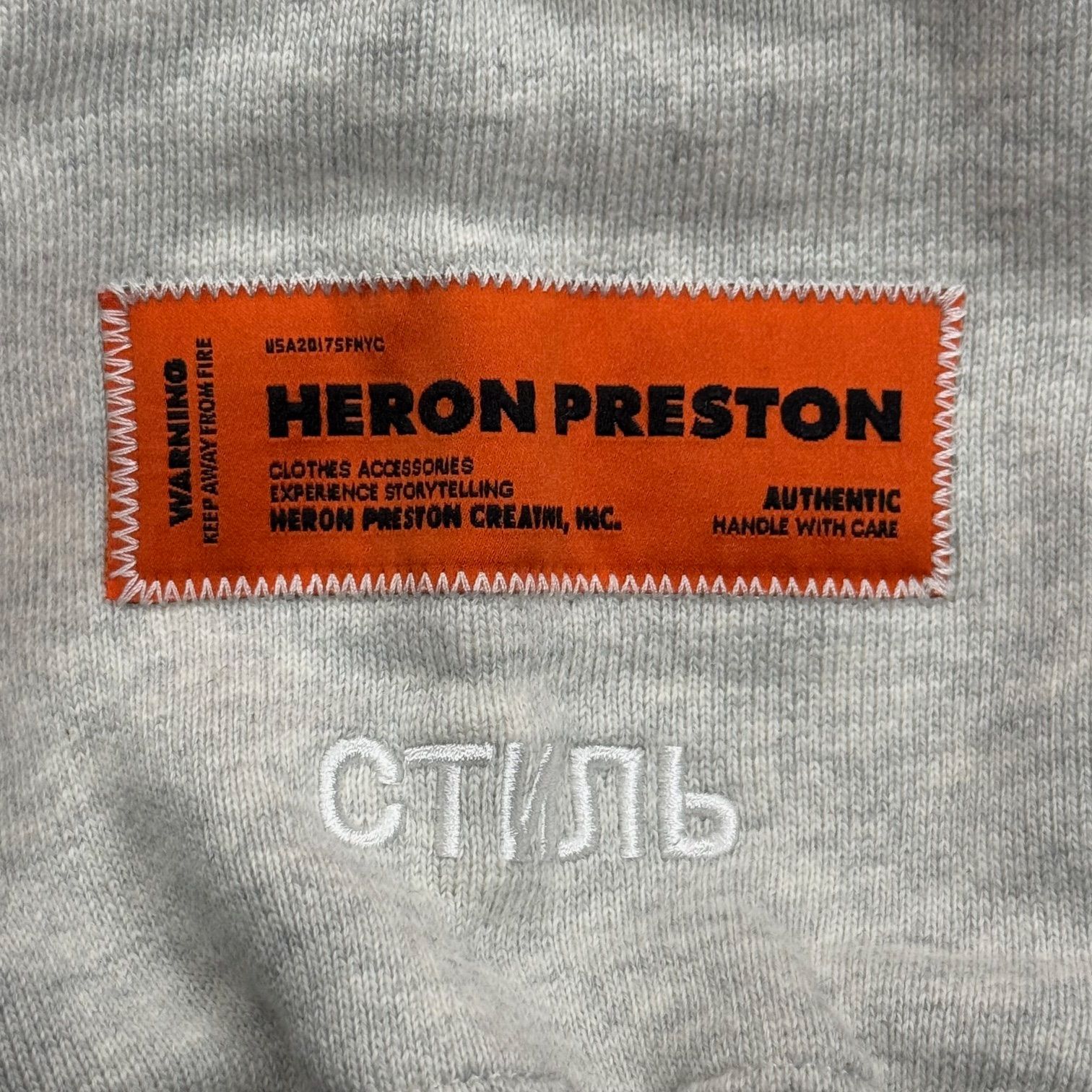 Heron Preston Split Herons Sweatshirt スプリットヘロンスウェット 
