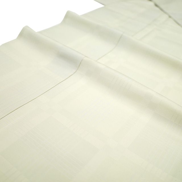 新古品】 御召 単衣 着物 未使用 お召 正絹 春 秋 先染め
