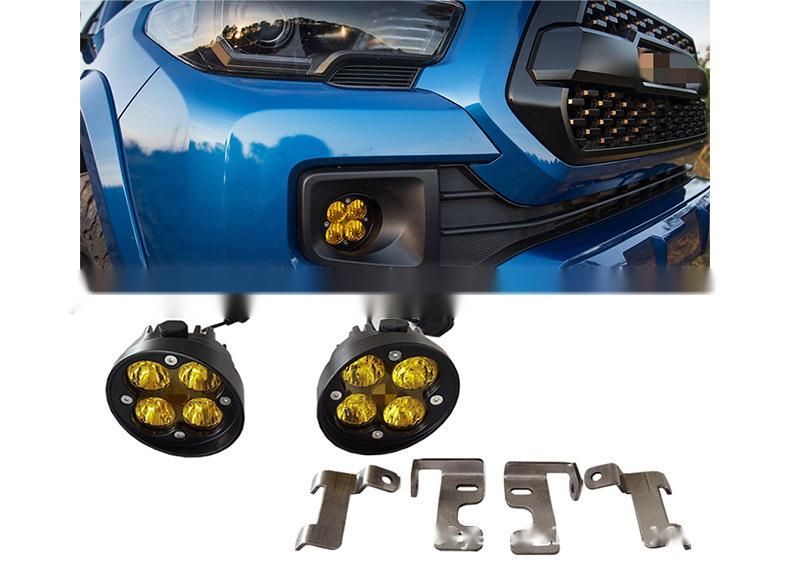 ◆トヨタ 4Runner ハイラックスサーフ タコマ対応 LED デイライト ターン フォグランプ 外装カスタム 黒