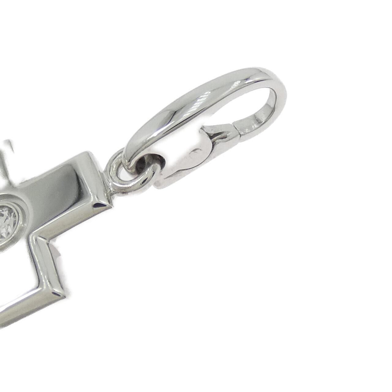 カルティエ クロス チャーム カルティエ クロスチャーム WG K18 ダイヤ