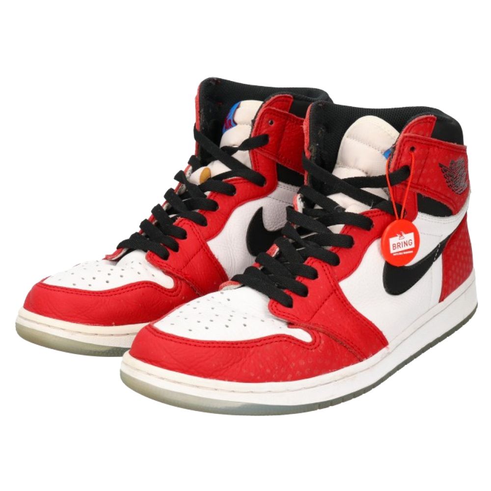 NIKE (ナイキ) RETRO HIGH OG ORIGIN STORY GYM 555088-602 エアジョーダン1  スパイダーマンオリジンストーリー ハイカットスニーカー US10.5/28.5cm