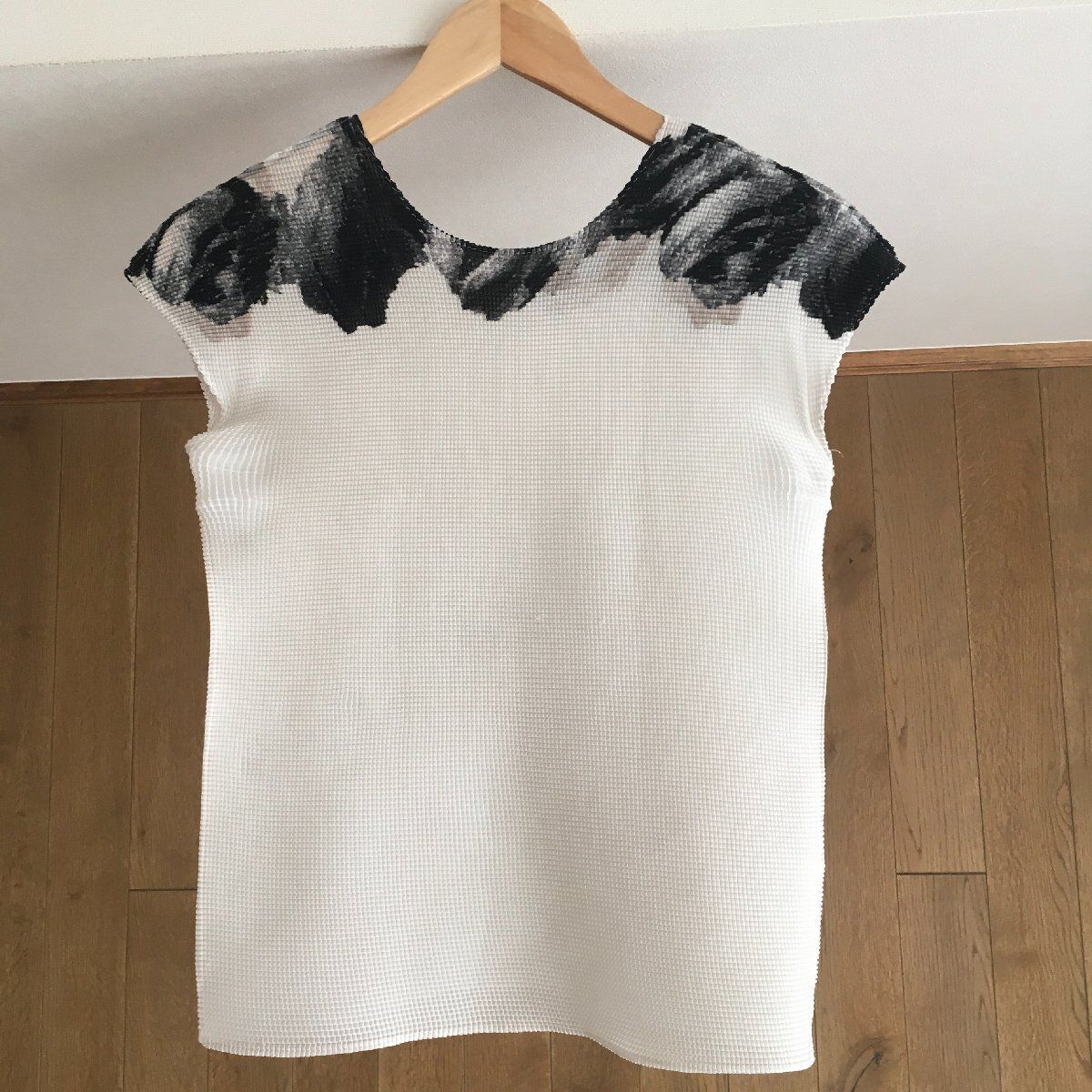 美品 ミーイッセイミヤケ me ISSEY MIYAKE シャツ ブラウス ハイネック