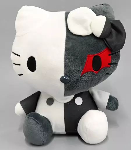 中古】ぬいぐるみ モノクマ×ハローキティ BIGぬいぐるみ