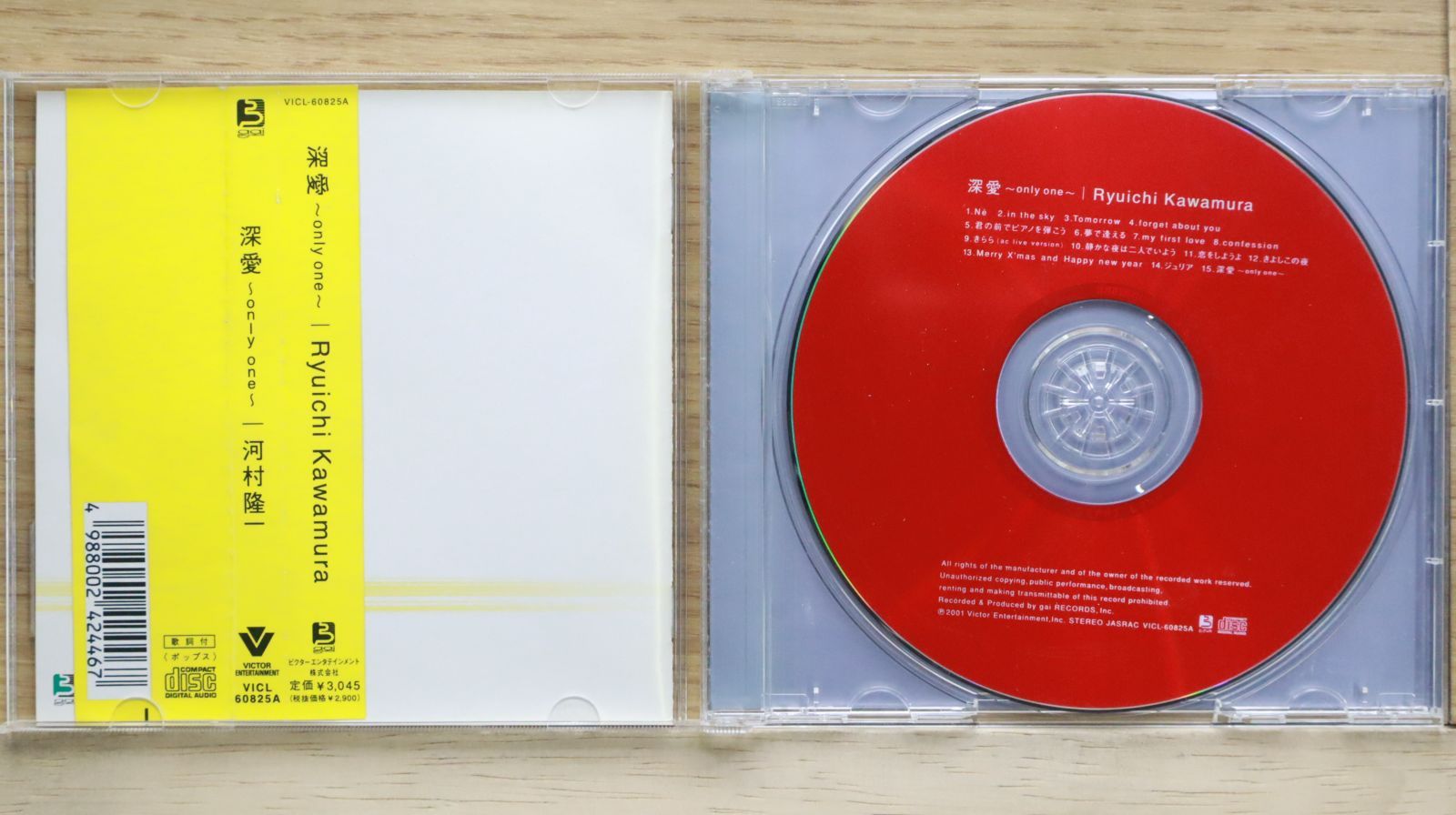 国内盤CD☆河村隆一/Ryuichi Kawamura□ 深愛~only one