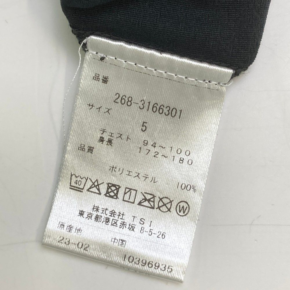 サイズ：5 PGG PEARLY GATES パーリーゲイツ  袖ロゴ ハイネック 長袖Tシャツ 総柄 ブラック系 [240101438135] ゴルフウェア メンズ ストスト サイズ：5 PGG PEARLY GATES パーリーゲイツ 袖ロゴ ハイネック