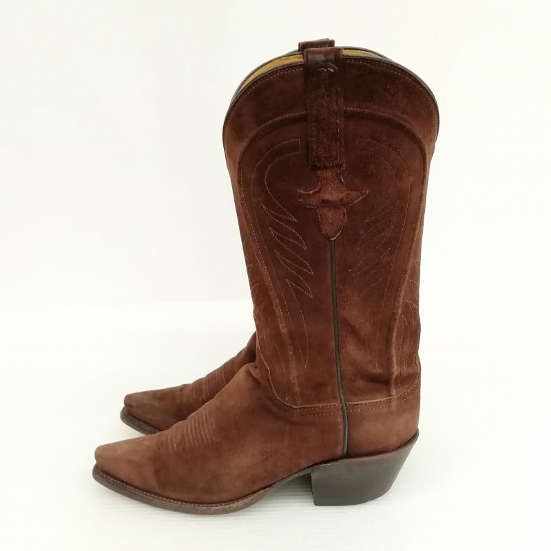 ルケーシー Lucchese スウェード レザー ウエスタン ブーツ USA