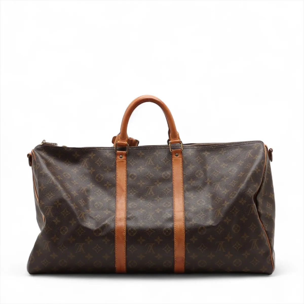 ルイヴィトン モノグラム キーポル バンドリエール55 M41414 レザー 2WAY ボストン バッグ 斜め掛け 出張 旅行 MMM CW50-8