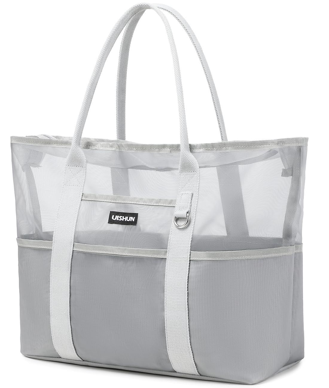 売切注意 お早めに bag ジム beach 大人 温泉 銭湯 大容量 自立式×耐久性×軽量型 従来品より30%高密度 メッシュバッグ プールバッグ 水泳用 ビーチバッグ uishun