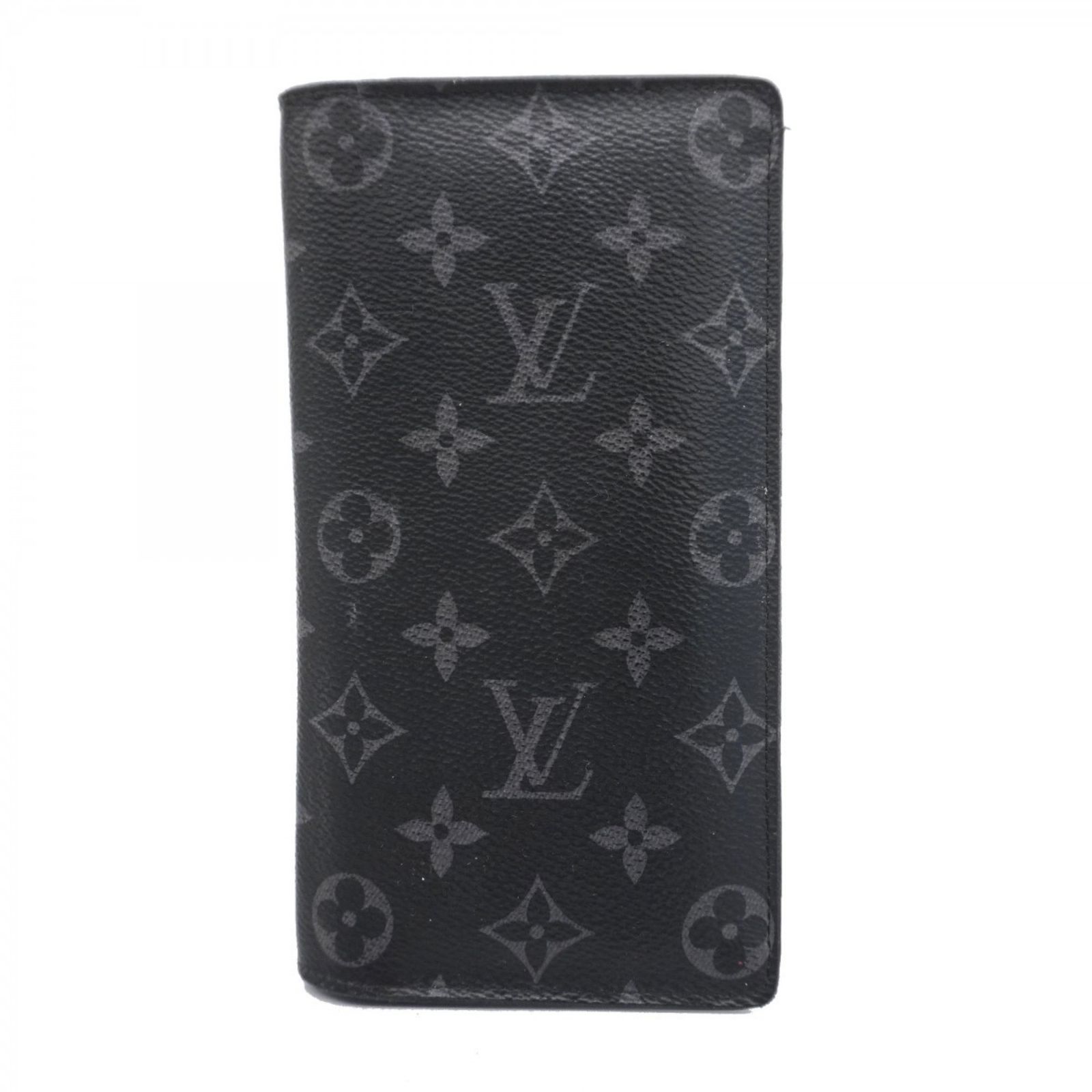 ルイ・ヴィトン(Louis Vuitton) ルイ・ヴィトン 長財布 モノグラム・エクリプス ポルトフォイユブラザ M61697  ブラック グレーメンズ