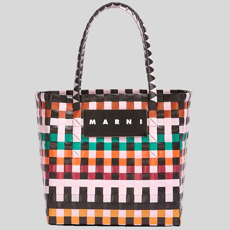 MARNI マルニ かごバッグ ピクニックバック ストーンホワイト - メルカリ 