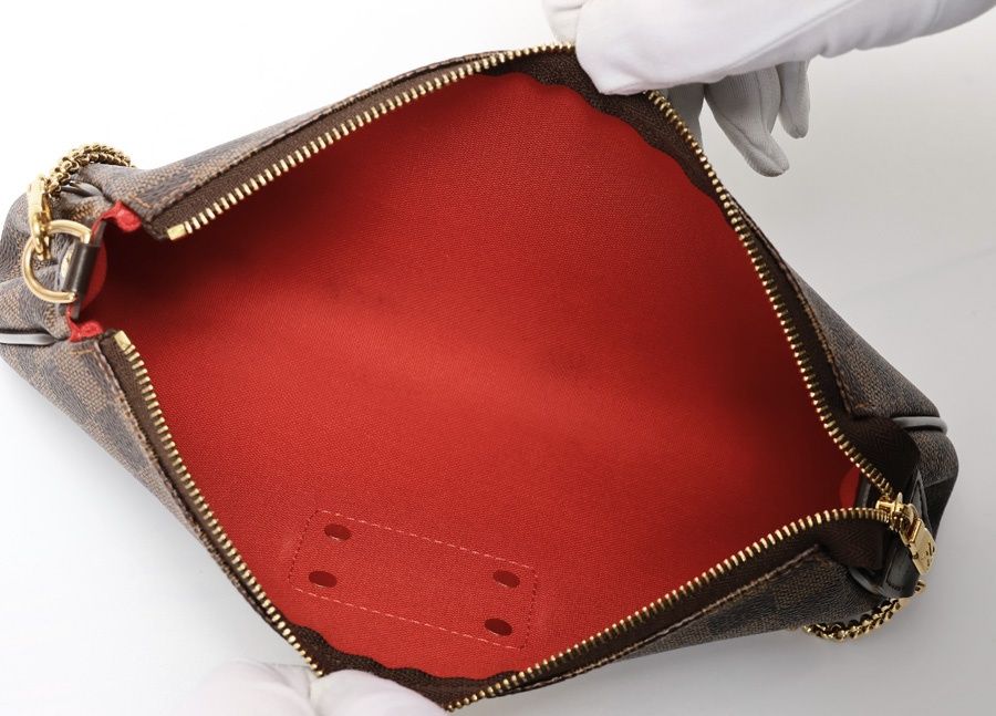 LOUIS VUITTON エヴァ 2WAYショルダーバッグ ダミエ エベヌ ルイ