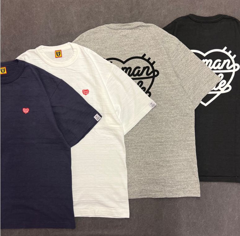 HUMAN MADE HEART BADGE Tシャツ ネイビー 2XL