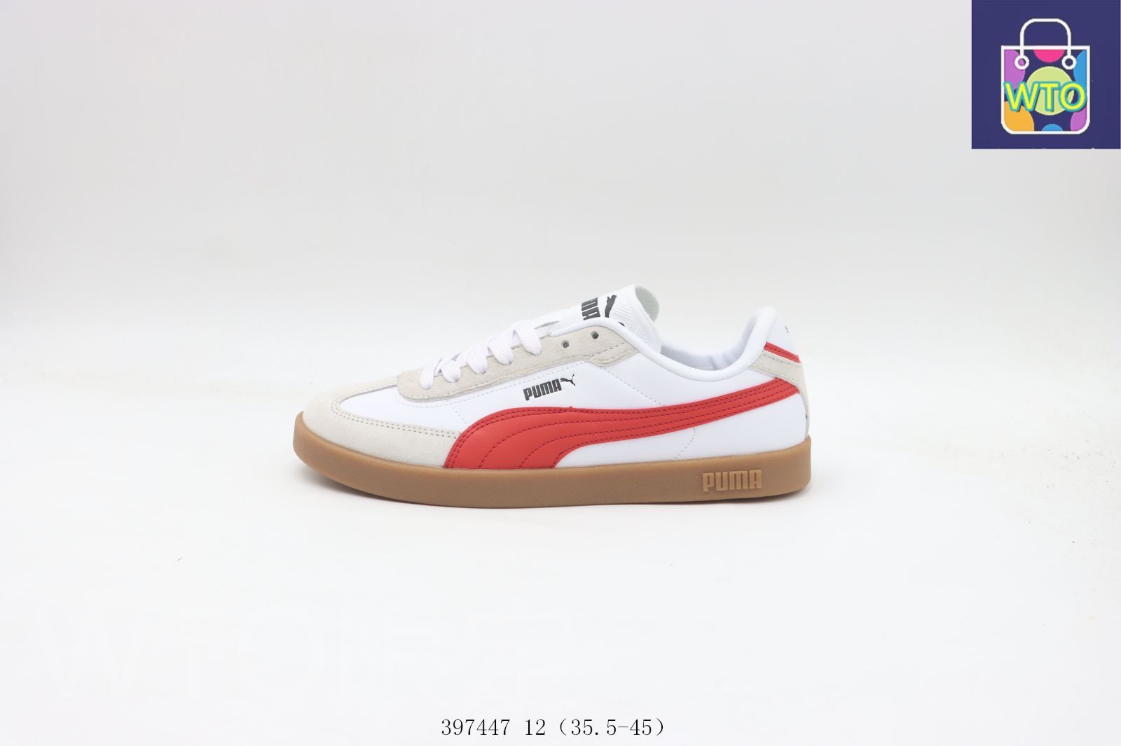 今日 PUMA | プーマ スニーカー ホワイトレッド 397447 12-WTO輸入2