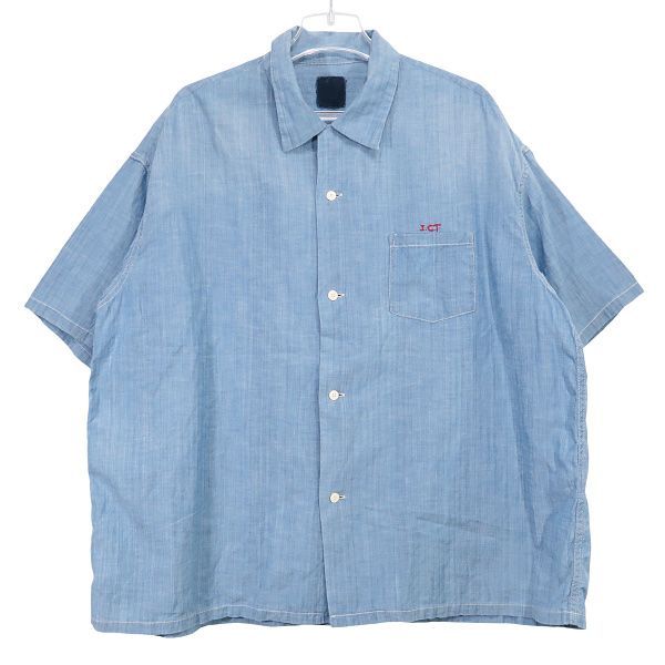 VISVIM ビズビム I.C.T. WALLIS SHIRT S|S 0222905011007 ヴィズヴィム ウォリス シャツ ショートスリーブ Indigo Camping Trailer インディゴ 半袖 サイズ4 sepk