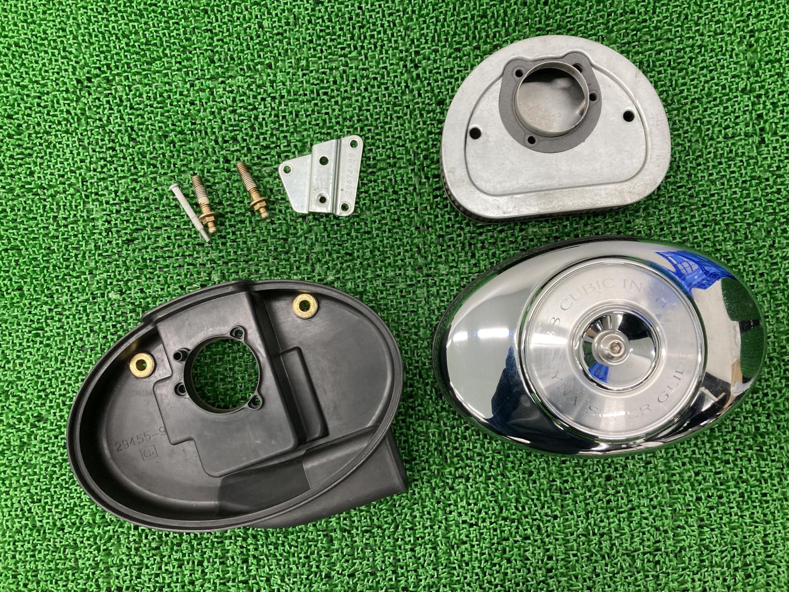 FXD1450 エアクリーナーボックス 左右 ハーレー 純正 中古 バイク 部品 ダイナ スーパーグライド 割れ欠け無し 品薄 希少品 車検 Genuine