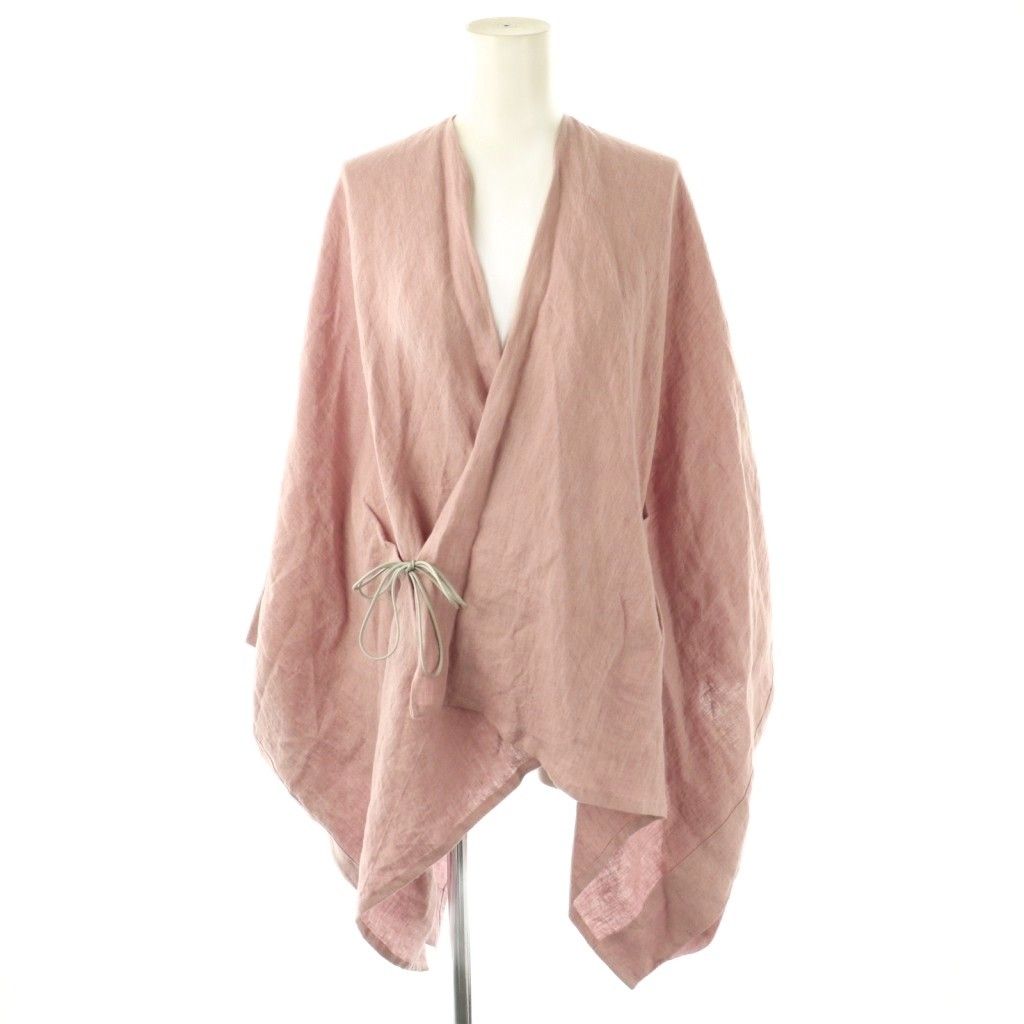 希少◆SOU-SOU　リネン羽織 ソウソウ SOU SOU リネン 羽織 ガウン スモークピンク /CX □OS