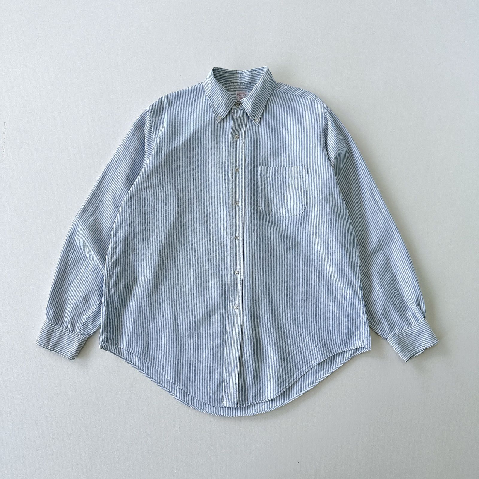 80s BrooksBrothers makers ストライプ 6つボタン 80s USA製