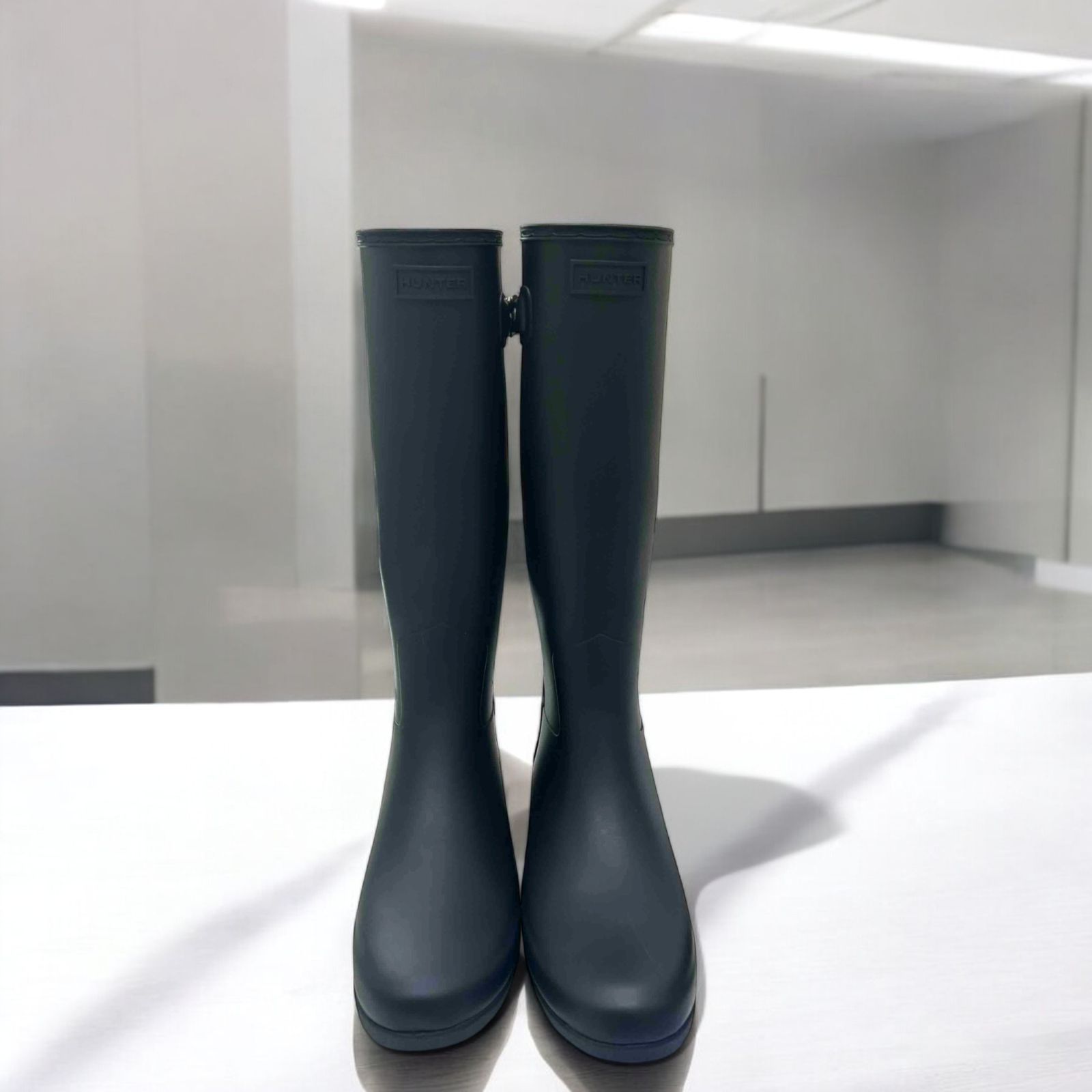 HUNTER ハンター レインブーツ UK5 US7 24cm 黒 HUNTER レインブーツ US7 24cm