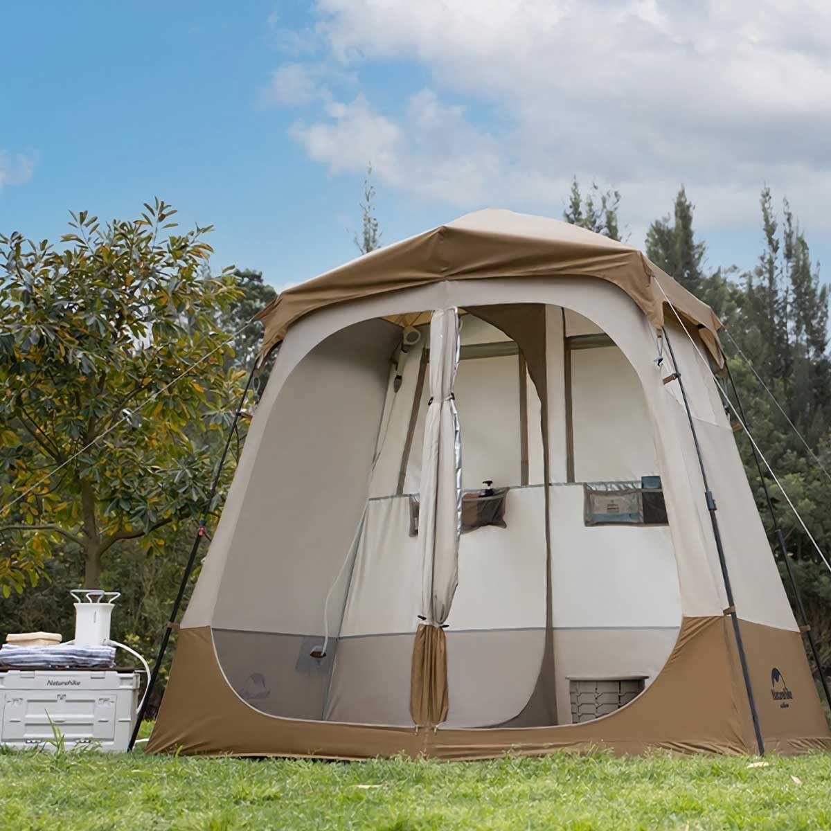 Naturehike 乾湿分離ワンタッチシャワーテント着替えテント 簡易トイレ 