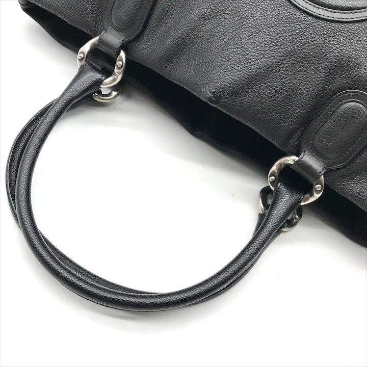 良品 CHANEL シャネル ココマーク デカココ ソフト キャビアスキン