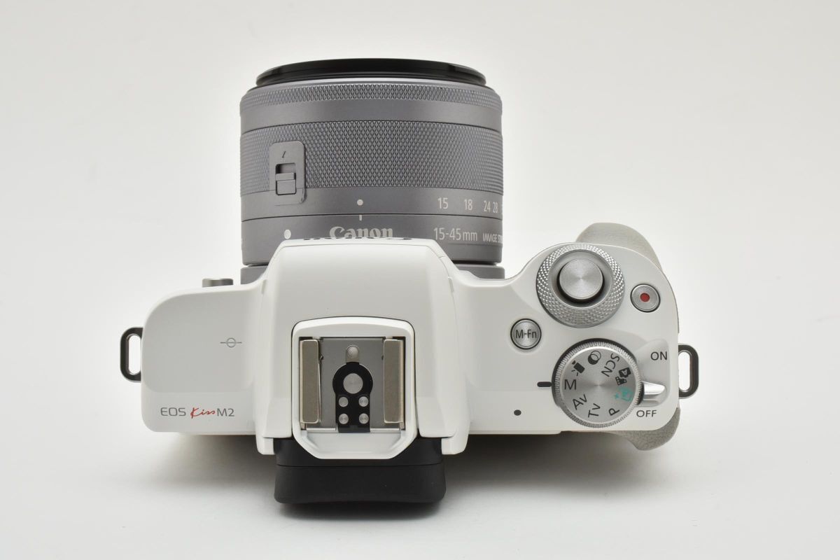 Canon EOS Kiss M ホワイト EF-M 15-45mm Canon EOS M50 kiss M Mirrorless Camera EF-M 15-45mm IS STM