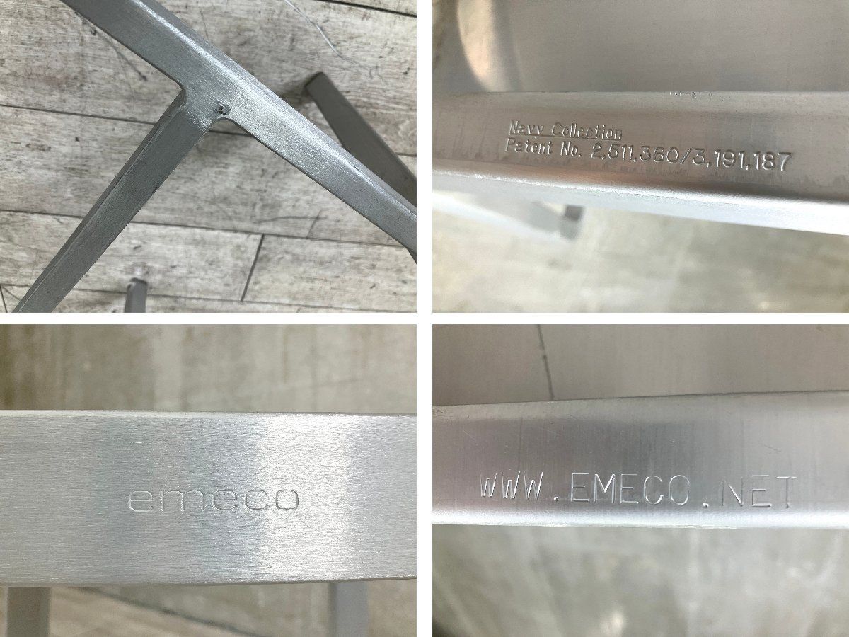 <値下げ> 新品未使用EMECO バースツール EMECO BAR STOOL エメコ EMECO ネイビー バースツール NAVY BARSTOOL エメコチェア ハイ