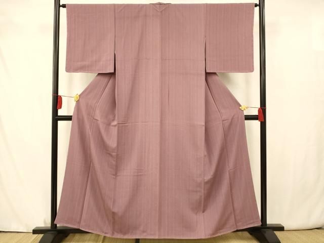 平和屋着物＊夏物 江戸小紋 絽 寺山存男作 鮫小紋柄 反