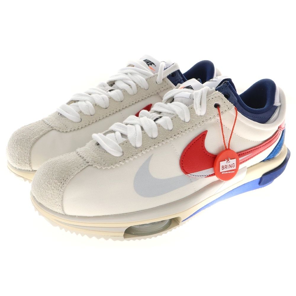 NIKE (ナイキ) ×Sacai Zoom Cortez White and University Red DQ0581  