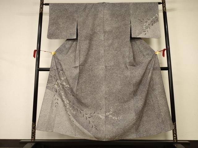 平和屋着物＊夏物 訪問着 絽 枝花文 正絹 逸品 AAAX9820jd