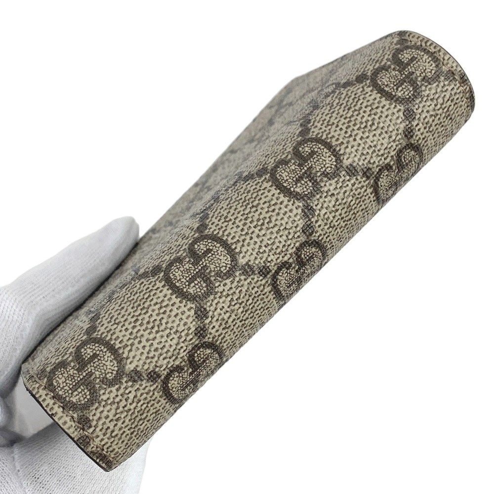◇SALE◇ □中古□ グッチ GGマーモント 二つ折り コンパクト 財布  