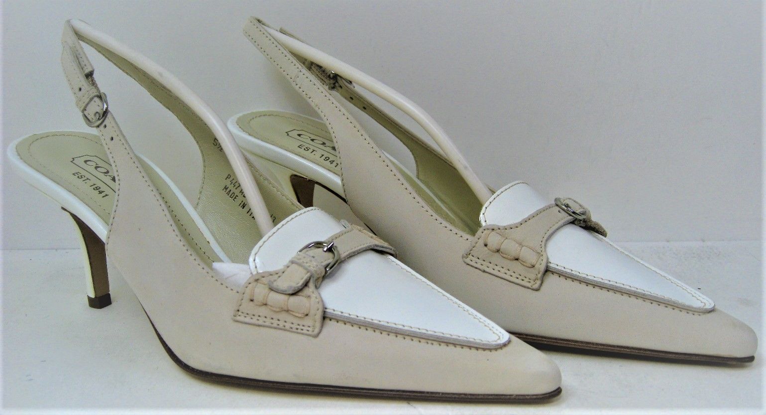 ハイヒール/パンプス未使用 保管品 婦人靴 コーチCOACH ハイヒール7cm サイズ5 1/2 B