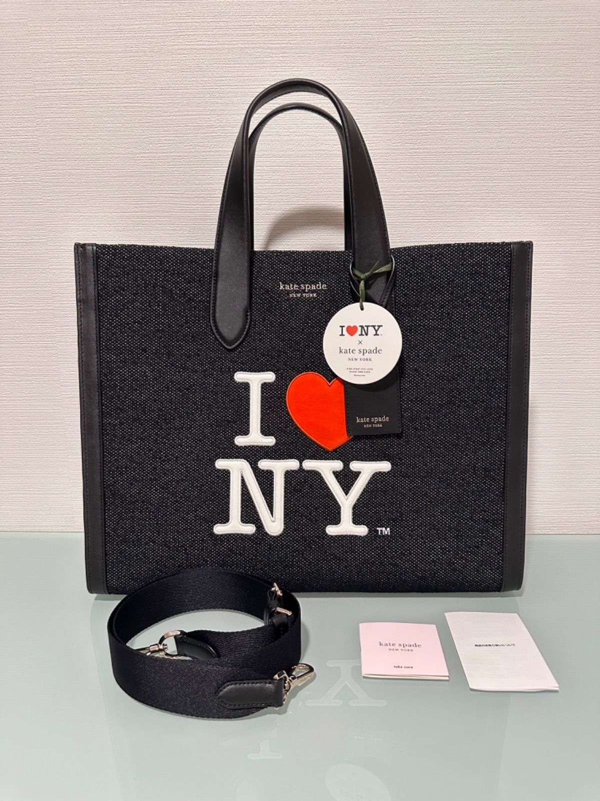 I Love NY X Kate Spade New York Embellished Manhattan Small Tote