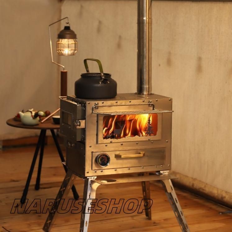 ピザ窯 キャンプ オーブン ストーブ 薪 煙突 折りたたみ 調理器具 アウトドア コンロ 屋外 焚き火台 バーベキュー コンパクト 車載 BBQ 暖