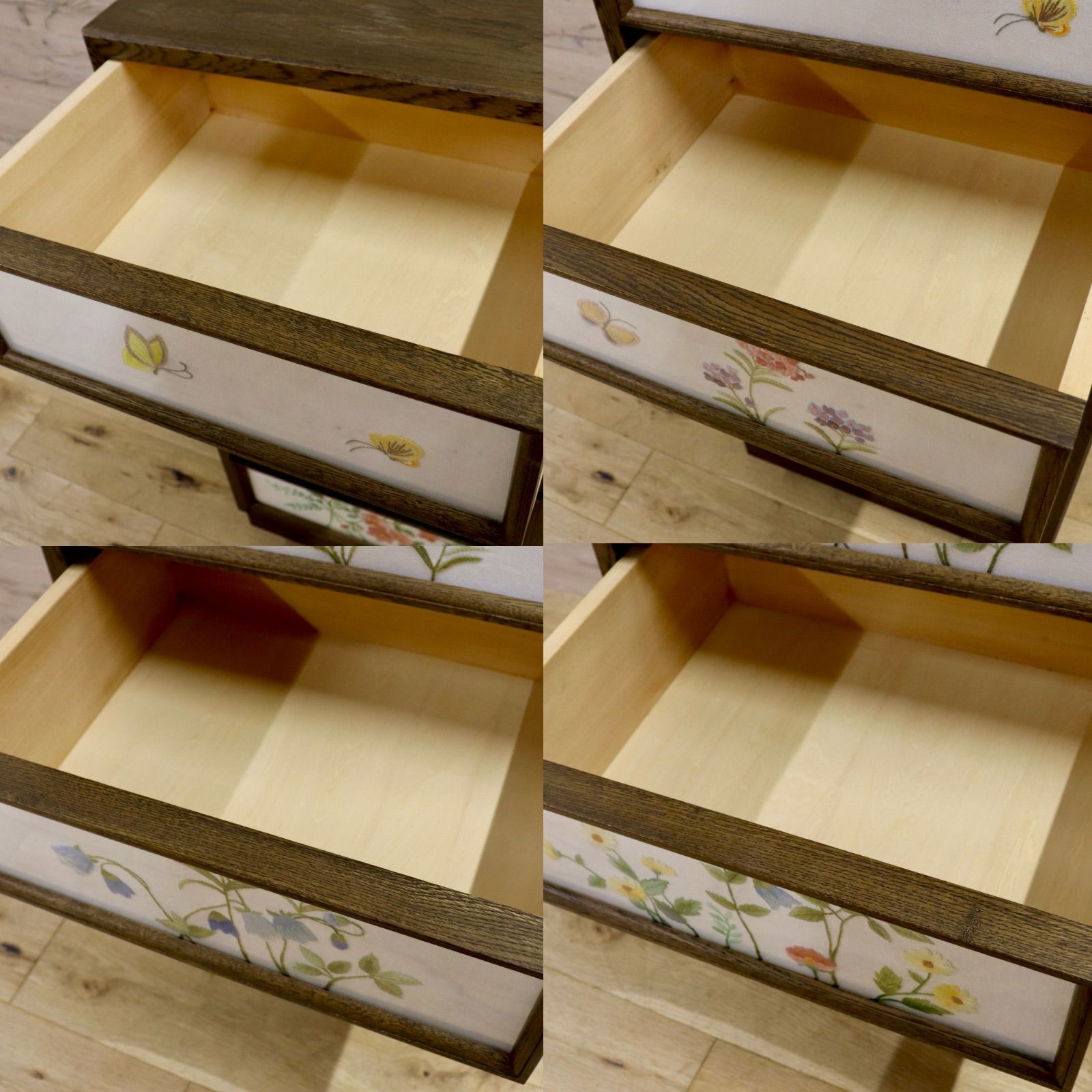 GMIH279○神戸家具 洋家具 伊藤家具 5段チェスト 整理タンス オーク材