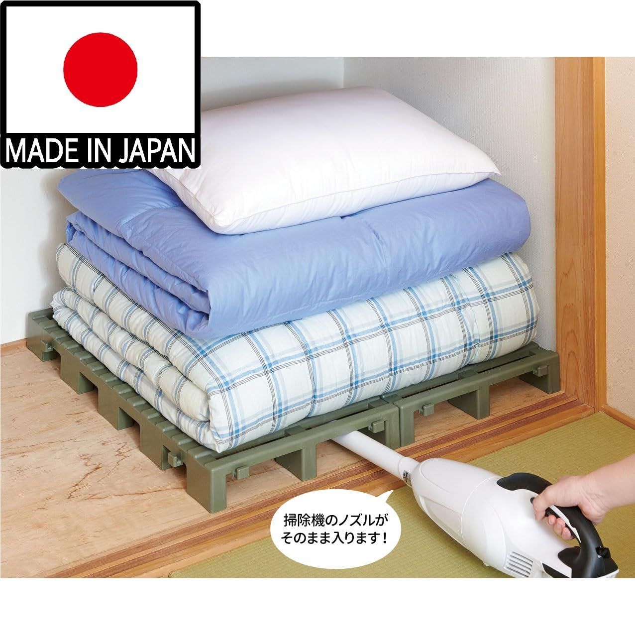  在庫 タイプ 幅38.3×奥行75.3×高さ7.1 cm クリーンパレット エコグリーン 耐荷重 すのこ 60 kg ジョイントパレット カビ防止 湿気防止 Belca CPJ-1 風呂マット すのこ 浴室用具