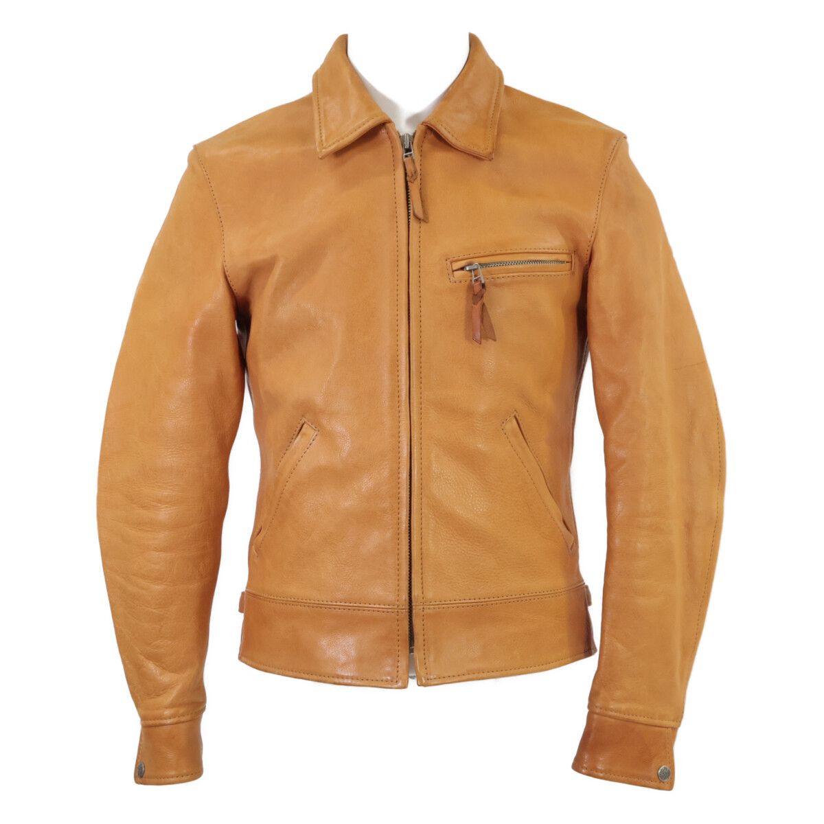 TENJIN WORKS 天神ワークス 【美品】JS02TN 植物タンニン鞣しカーフ  