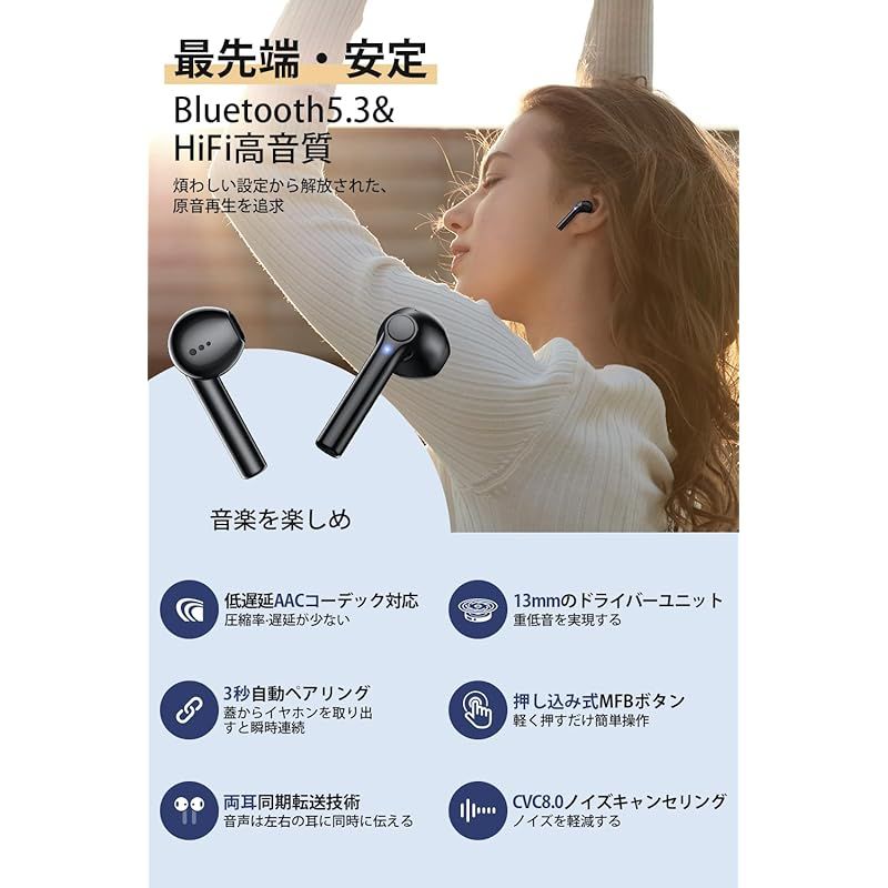 Bluetooth5.3技術蓋を開けたら瞬間接続 0