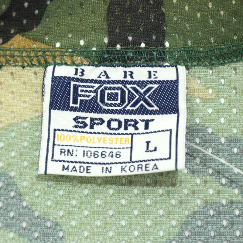 DEADSTOCK 90s vintage FOXSPORT 迷彩柄 メッシュ ベースボール