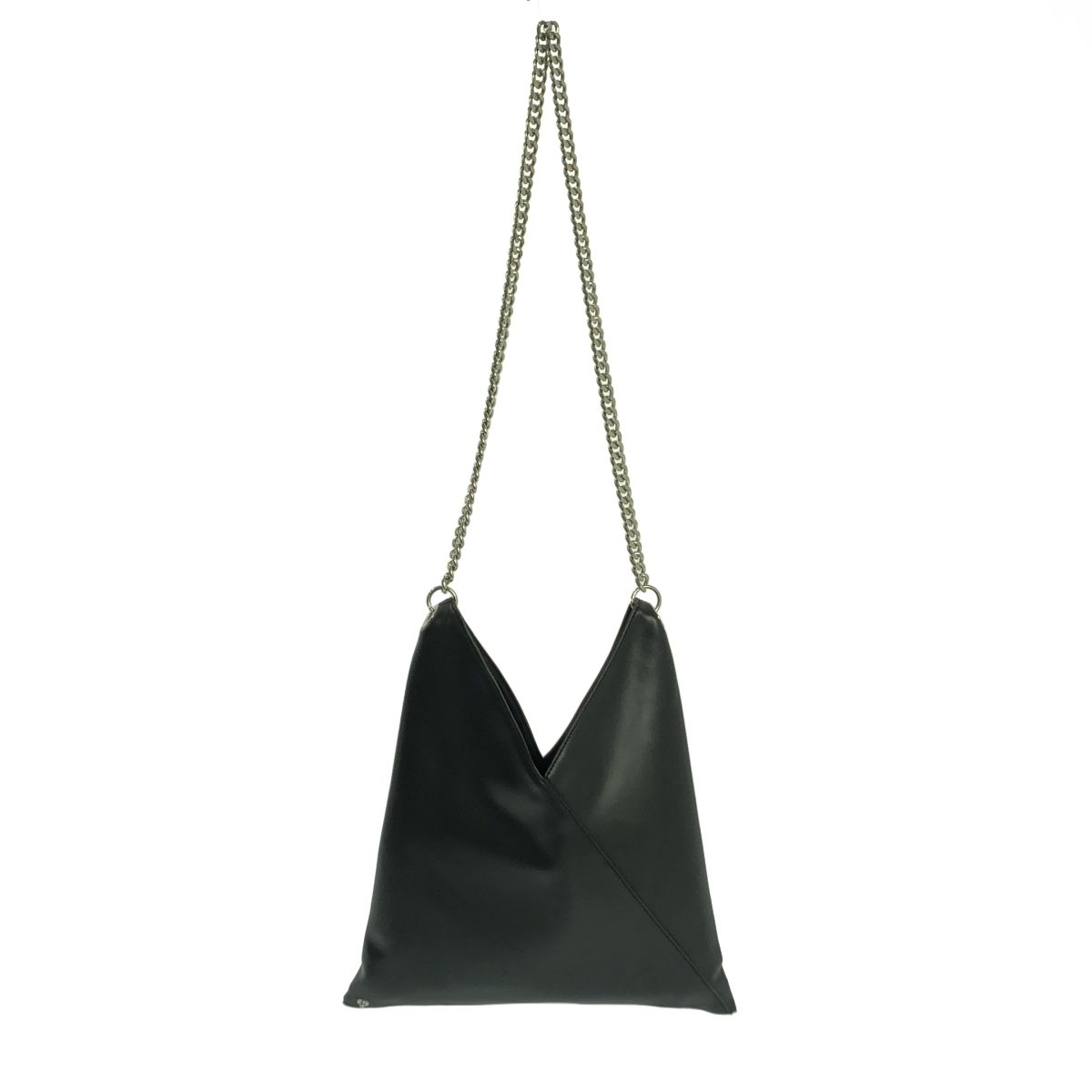 MM6 Maison Margiela | エムエムシックスメゾンマルジェラ | トライアングル チェーン ショルダーバッグ | ブラック | レディース