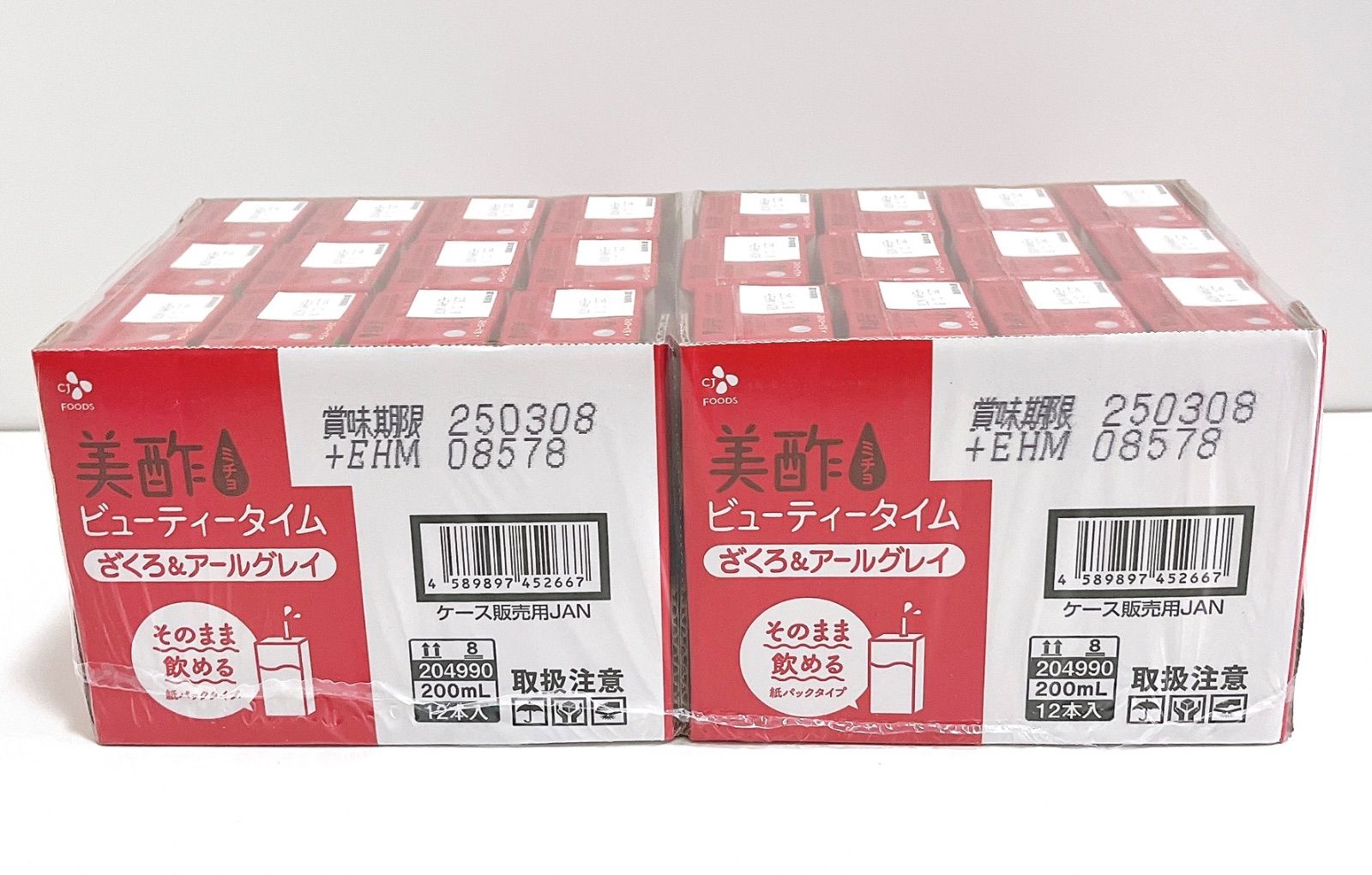 47506 美酢 甘辛 (ミチョ) ザクロ & アールグレイ 12パック A3835