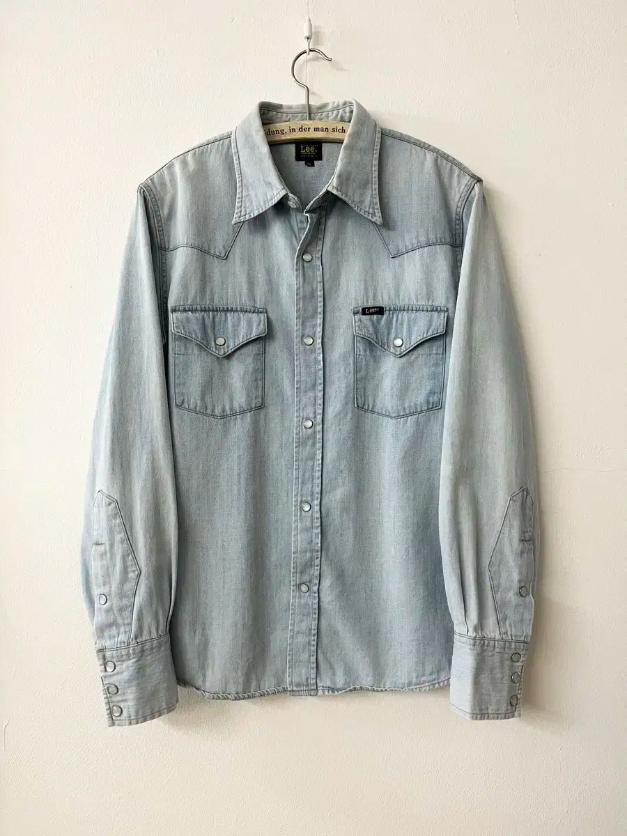 ヴィンテージ Lee ウェスタン シャツ ライトブルー
