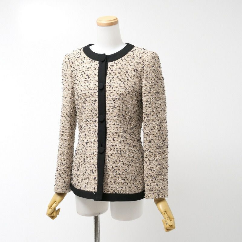 美品　FOXEY フォクシー Grace Tweed 37527サイズ38 □美品□FOXEY フォクシー Grace Tweed グレースツイード