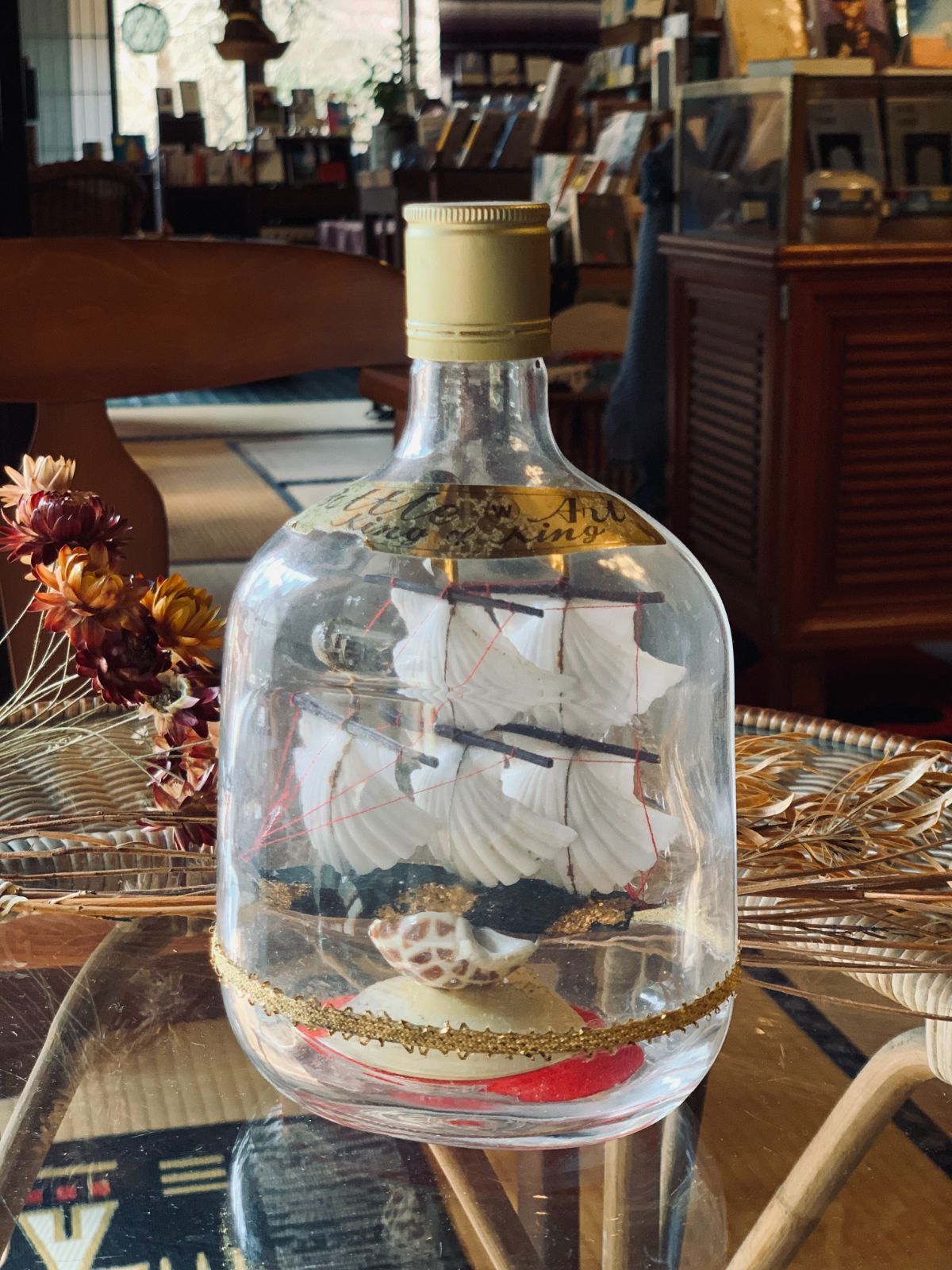 Nikka whisky ボトル帆船 昭和レトロ】ニッカウイスキー/ボトルシップ