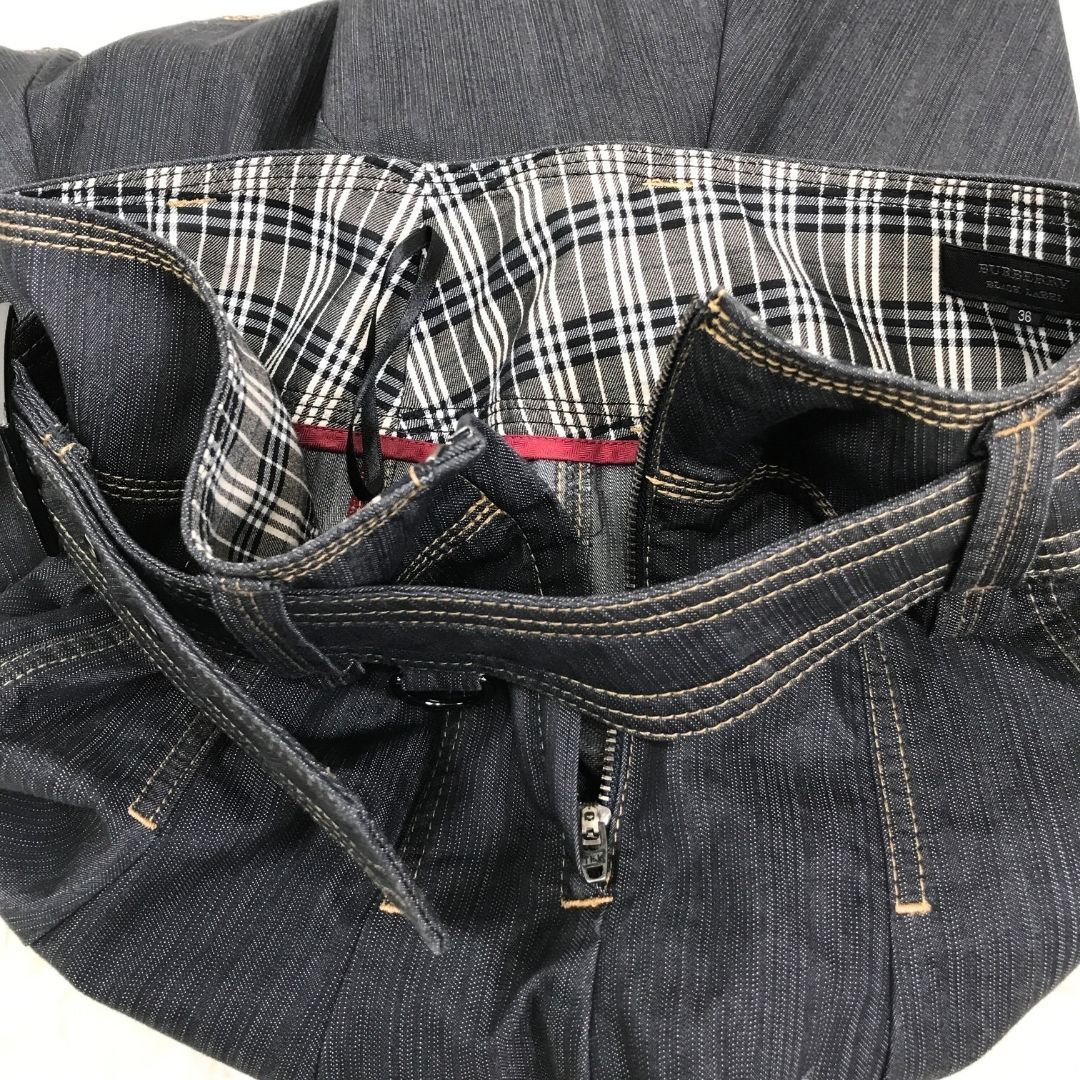 美品 バーバリーブラックレーベル デニムスカート 36インチ BURBERRY BLACK LABEL（スカート）のフリマアイテム一覧