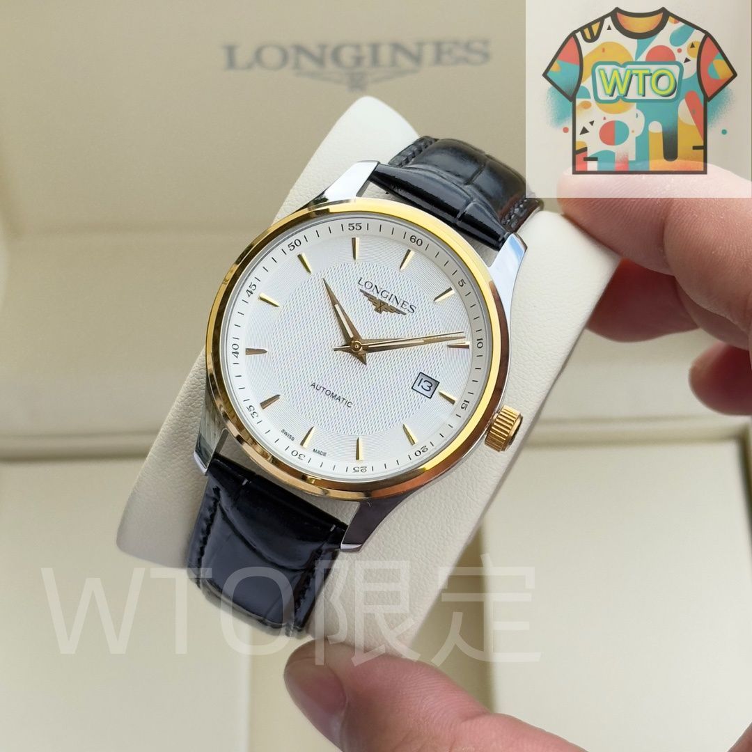 メンズLONGINES 美品 今日WTO】LONGINES ロンジン メンズ 大三針 自動機械腕時計-WTO