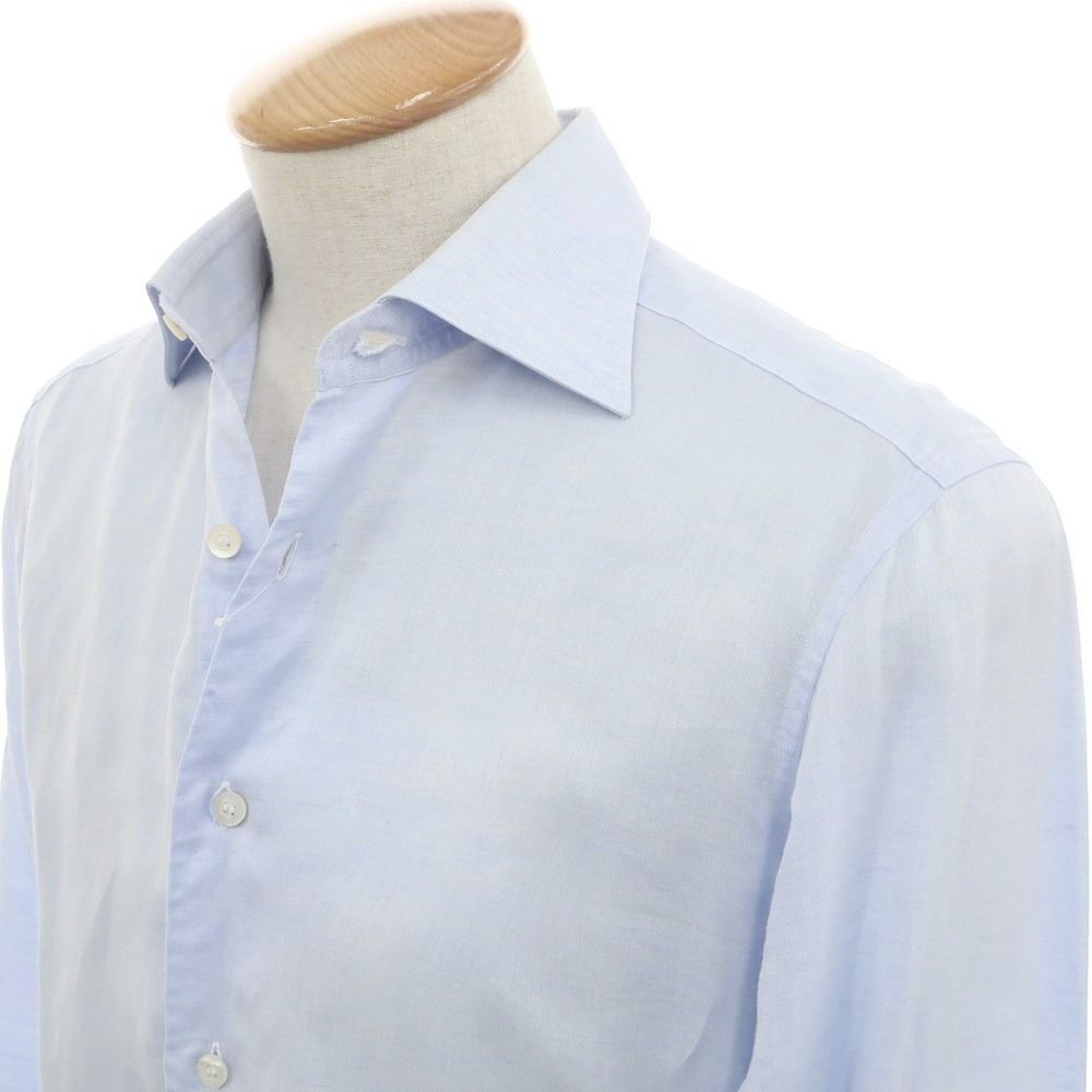 FRAY リネンドレスシャツ 中古】フライ FRAY コットンリネン セミワイドカラー ドレス