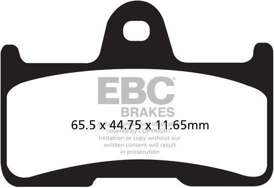 EBCブレーキ R シリーズ Heavy Duty シンタリング ブレーキパッド リア