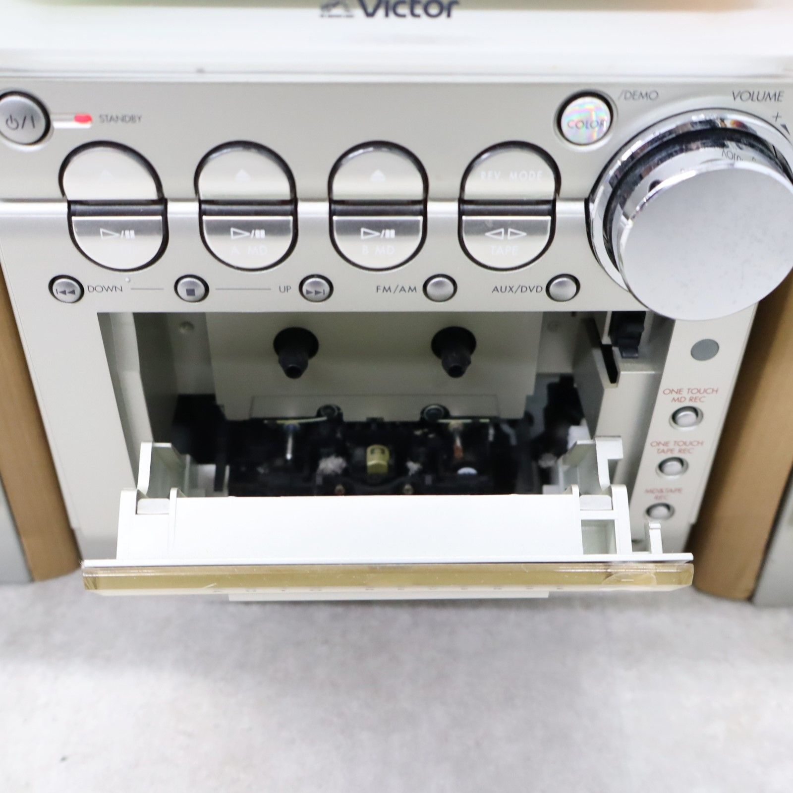 △ CD再生確認済み｜CD MD カセットコンポ｜Victor ビクター CA