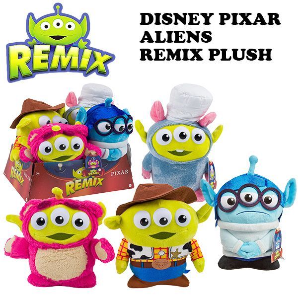 MATTEL - エイリアン リミックス フィギュア プラッシュ【トイストーリー】4点セット エイリアン リミックス フィギュア プラッシュ【トイストーリー