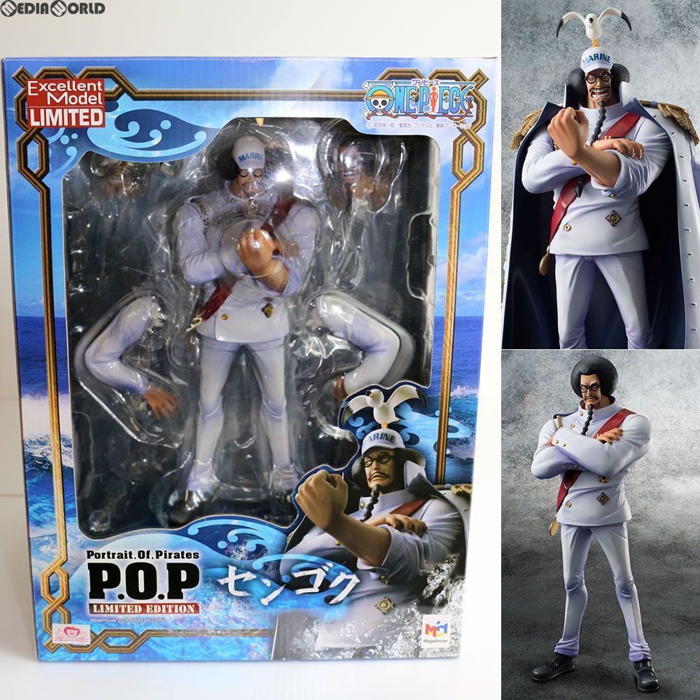 オンラインショップ限定 Portrait.Of.Pirates P.O.P LIMITED EDITION センゴク ONE PIECE(ワンピース) 1/8 完成品 フィギュア メガハウス